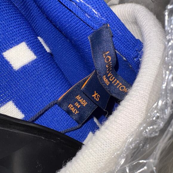 Louis Vuitton Signature Chunky Stripes Hoodie Pullover 1AAWRQ NWT Sold out Rare - Picture 10 of 13